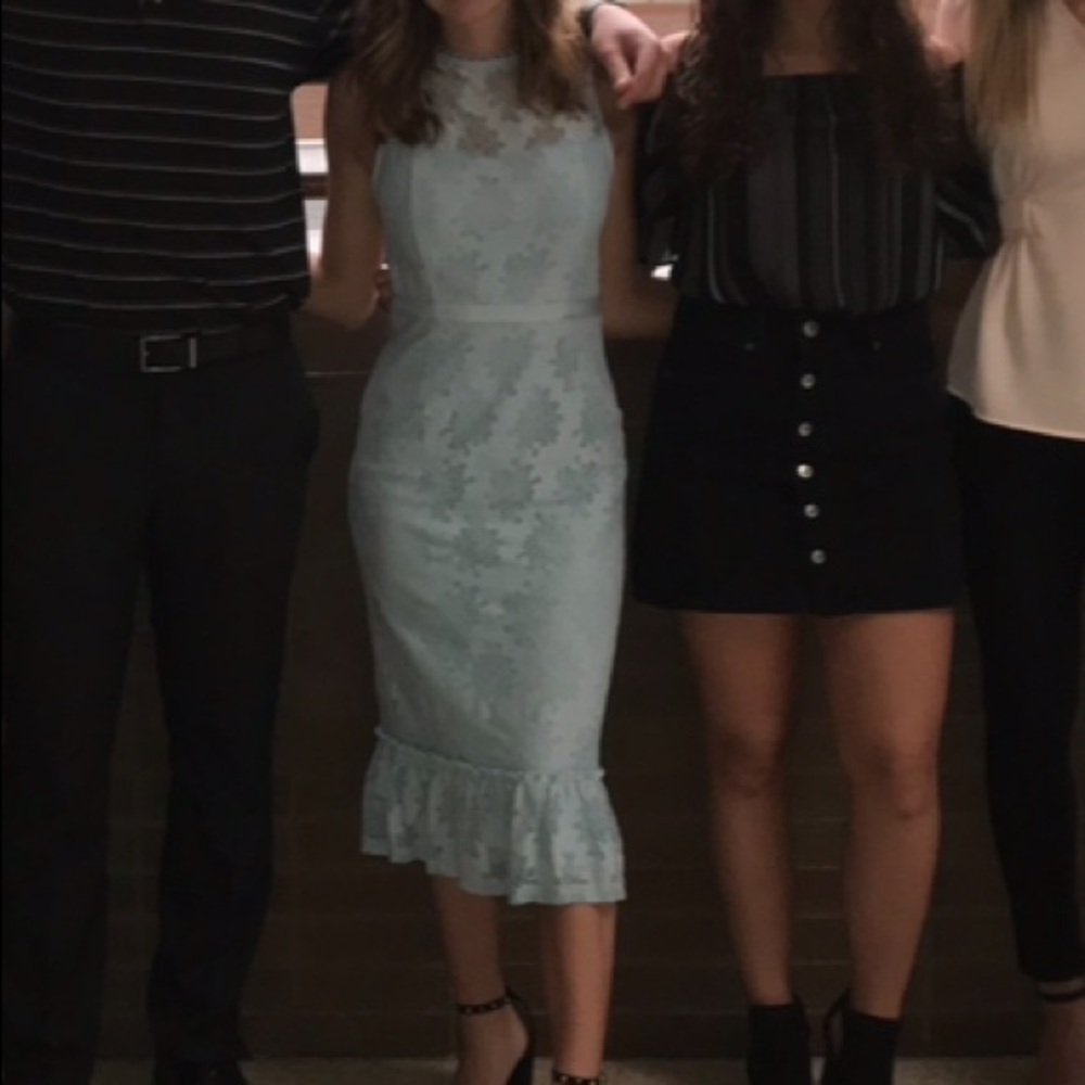 Francesca’s Lace Midi Dress